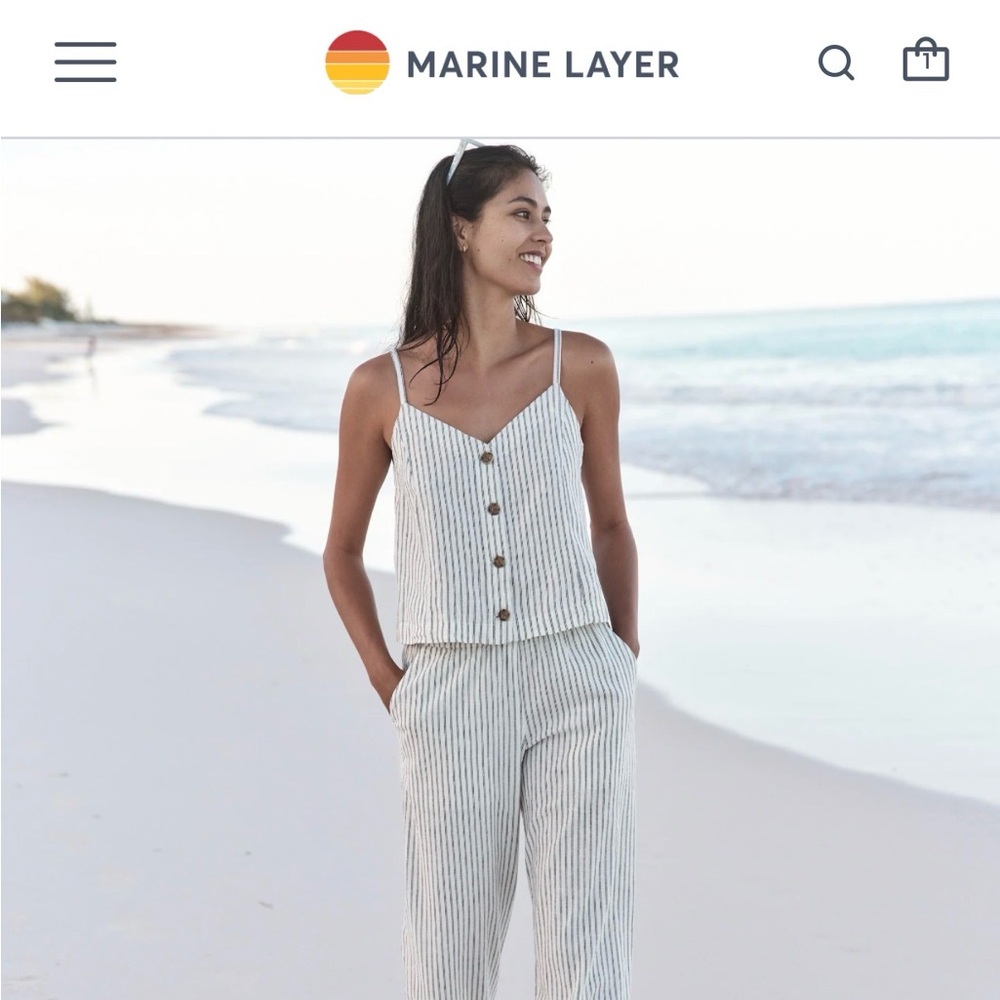 Marine Layer | Celeste Hemp Cami | Large